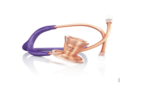 MDF Purple Glitter Rose Gold ProCardial Cardiology Stethoscope, Limited Edition Mprints