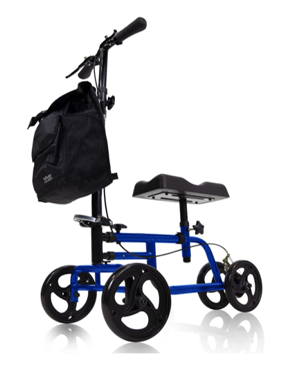 Vive Mobility Knee Walker - Steerable Scooter for Broken Leg, Foot, Ankle Injuries - 
