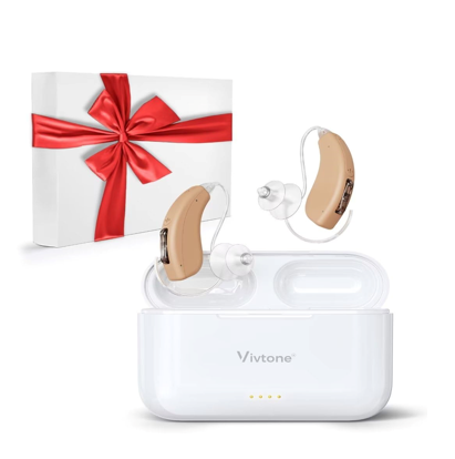  Vivtone Lucid508 Rechargeable Hearing Aids -best Behind the Ear Aids for The Elderly& Adults, 