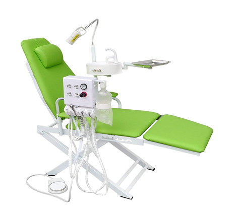Global Portable Mobile Folding Chair with Lamp with Portable Machine Water Supply 4 H (Green)