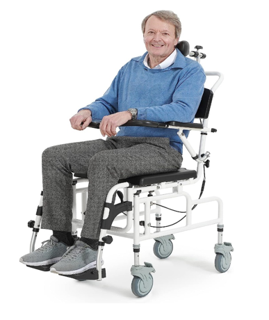4-in-1 OasisSpace Mobility Assist Commode Chair