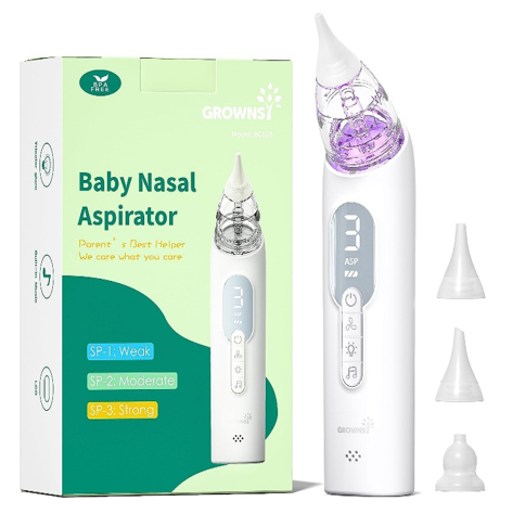 GROWNSY Upgrade Baby Nose aspirator