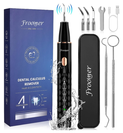Froomer Ultrasonic Tartar Remover for Teeth with LED Light