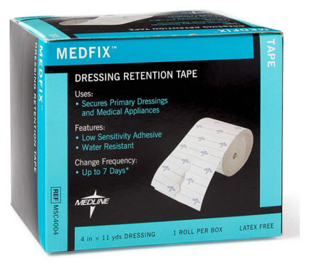 Medline MedFix Dressing Retention Tape with S-Release Liner