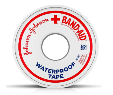 Band-Aid Waterproof Self-Adhesive Medical Tape Roll 
