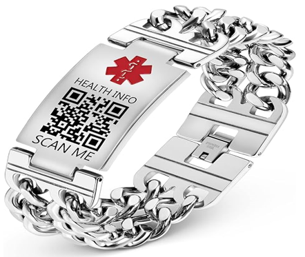 Theluckytag Upgraded Medical Bracelets For Women