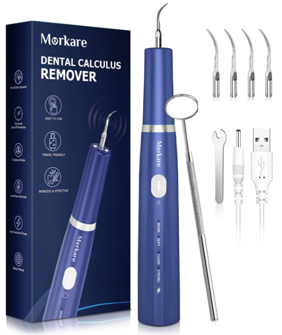 Morkare Electric Ultrasonic plaque Remover with LED Light