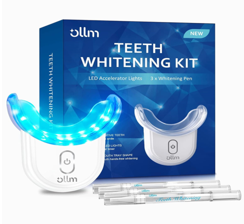 OLLM Best Affordable Teeth Whitening Kit with Gel Pen Strips