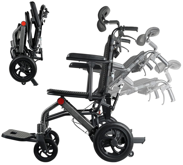 WISGING Ultra-Light Manual Foldable Wheelchair