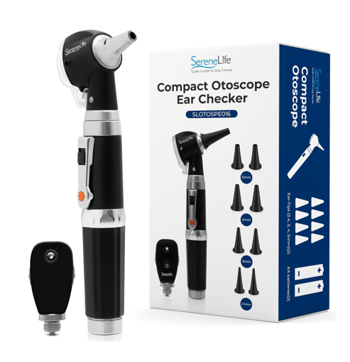 SereneLife 2-in-1 Ophthalmoscope & Otoscope Kit