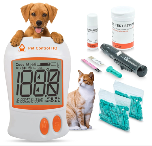 Pet Control HQ Blood Sugar Glucose Monitoring Kit 