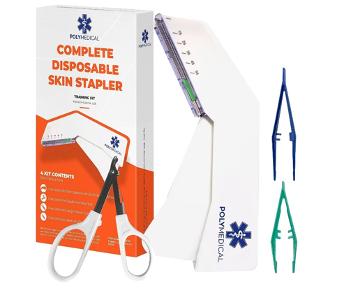 Poly Medical 4 Piece Disposable Skin Stapler Kit