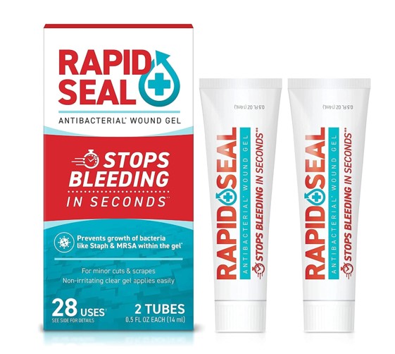 Rapid-Seal Wound Gel- Stops Bleeding in Seconds