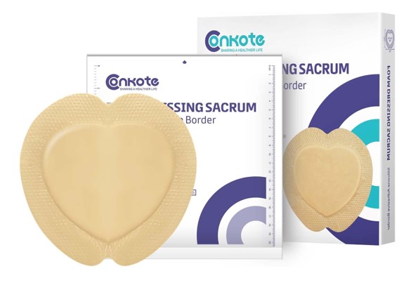 Conkote Sacral Silicone Foam Dressing 