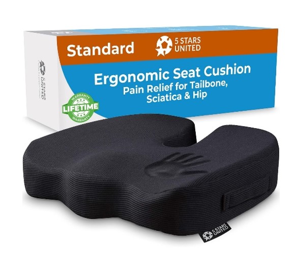 5 STARS UNITED Seat Cushion for Desk Chair