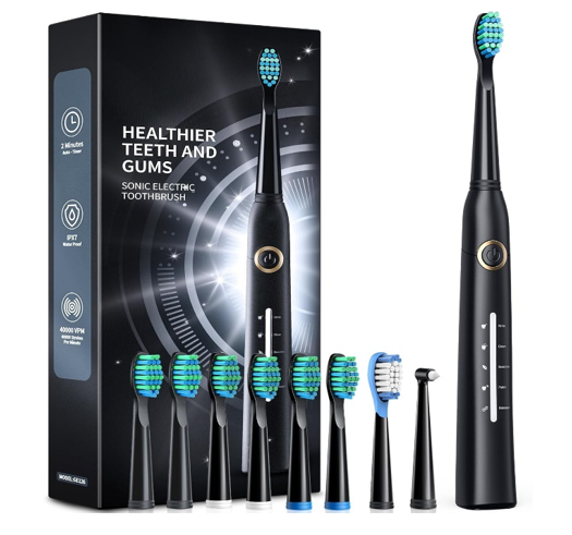 Sonic Electric Toothbrushes for Adults and Kids,