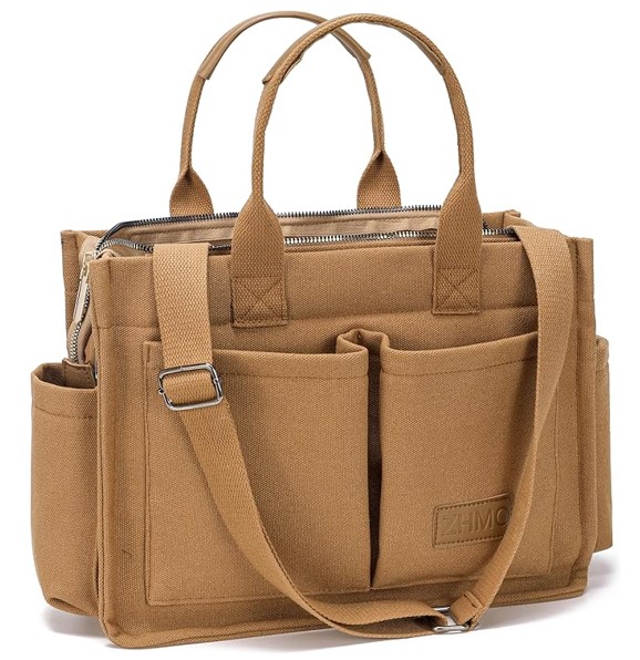 ZHMO Large Canvas Tote Bag 