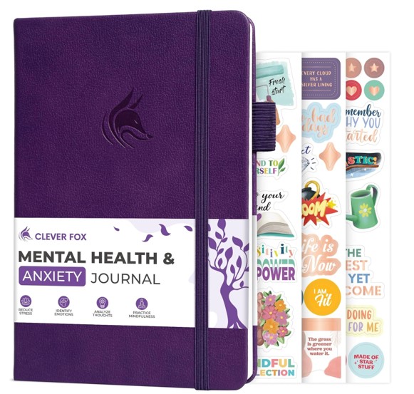 Clever Fox Mental Health & Anxiety Journal 