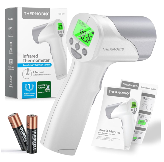 THERMOBIO Medical Grade FSA HSA Approved Digital Thermometer.