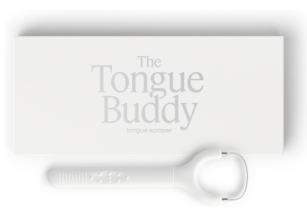 The TongueBuddy™ Effective Ergonomic Tongue Cleaner 