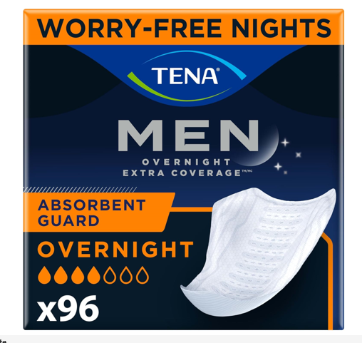 TENA Male Incontinence Products- Guards