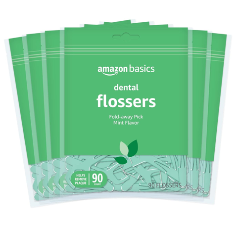 Amazon Basics Mint Dental Flosses