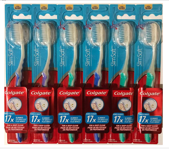 Colgate Slim Soft Gliding Tips Toothbrush