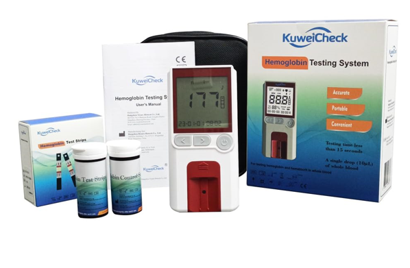 KuweiCheck Hemoglobin Test Meter kit 