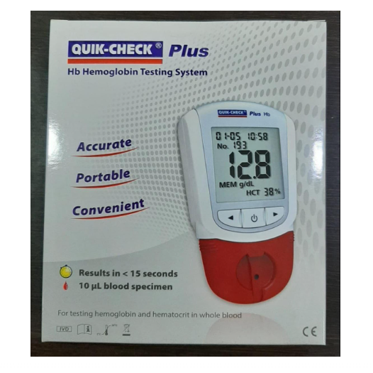 HEMOTOUCH QUIK-CKECK PLUS HEMOGLOBIN METER