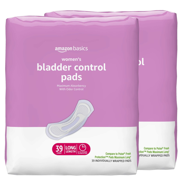 Amazon Basics Incontinence Pads for Women 