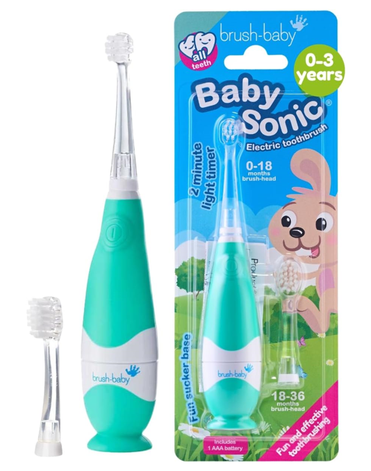 Brush-Baby Baby Sonic Infant and Toddler Electric Toothbrush