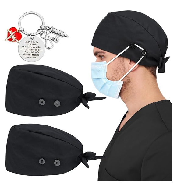 Hachapy Satin Lined Scrub Cap 