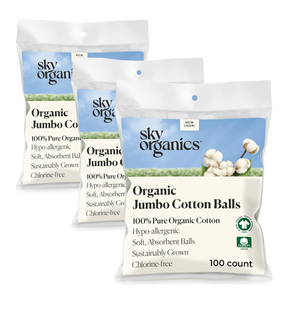 Sky Organics Best Cotton Balls And Swabs For First Aid Kit
