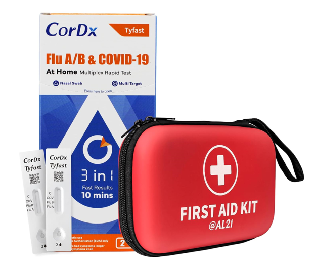 CorDx Flu A/B & COVID-19 Rapid Test Bundle