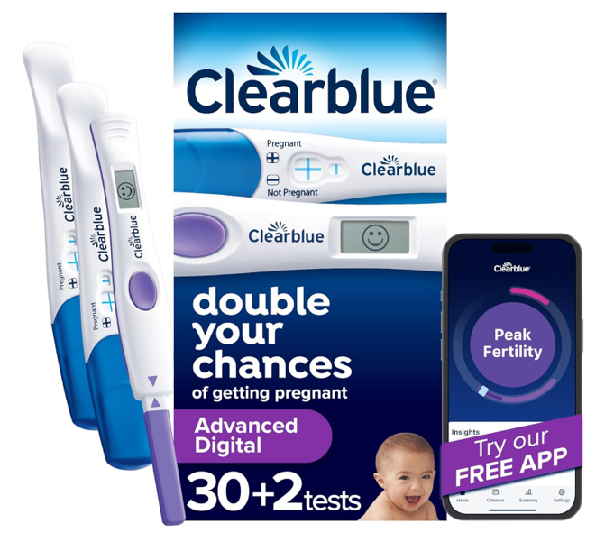 Clearblue Advanced Digital Ovulation Test Kit